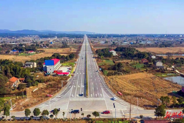 华容县这三条道路建成试通车!将极大程度缓解部分交通压力