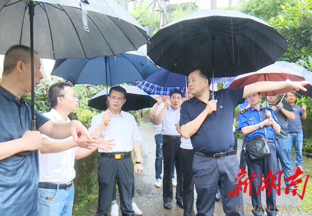 沅陵县委书记刘向阳调研县城城市建设