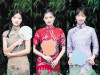 一群女大学生设计百余款新国风旗袍