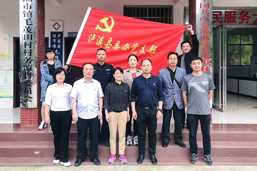 我为群众办实事丨泸溪县委办党支部到联点村浦市镇毛茂田村开展“万名干部下基层”活动