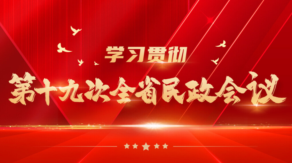 学习贯彻第十九次全省民政会议