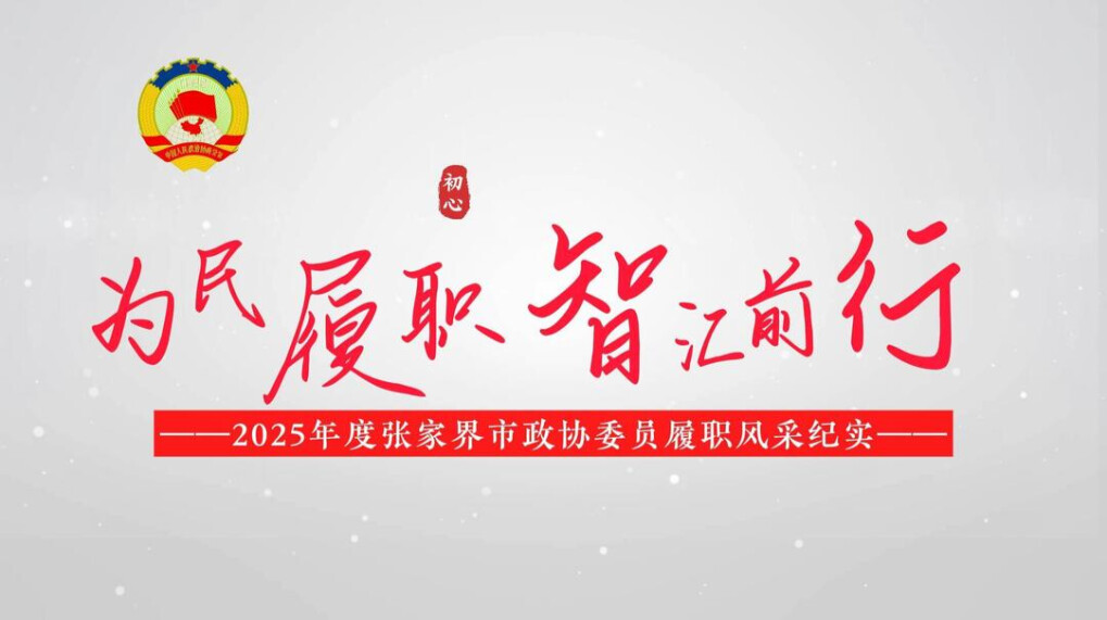 为民履职 智汇前行——2025年度张家界市政协委员履职风采纪实