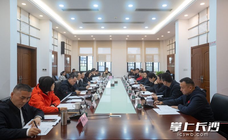 长沙市政府与省体育局交流会商全运会筹备工作 熊倪陈博彰出席