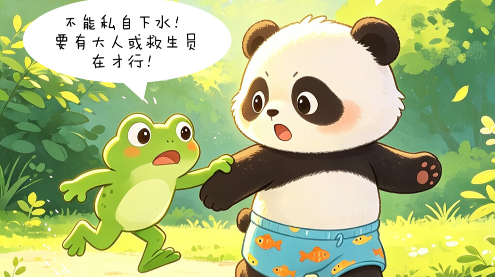 【AI海报】防溺水看过来！暑期亲水，这些事要讲给孩子听