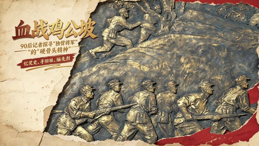 直播预告⑨｜血战鸡公坡，90后记者探寻“独臂将军”的“硬骨头精神”