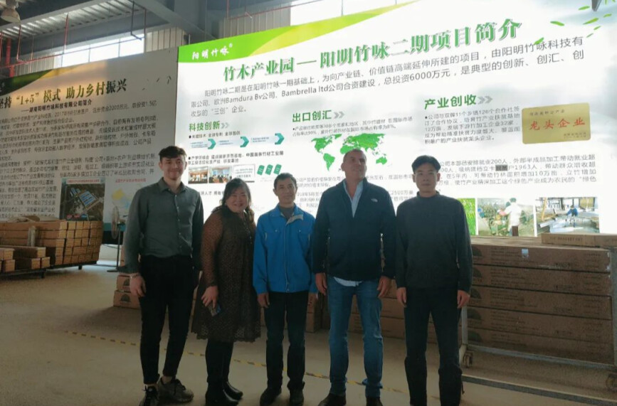 欧洲中东客商来双牌考察竹木产业发展