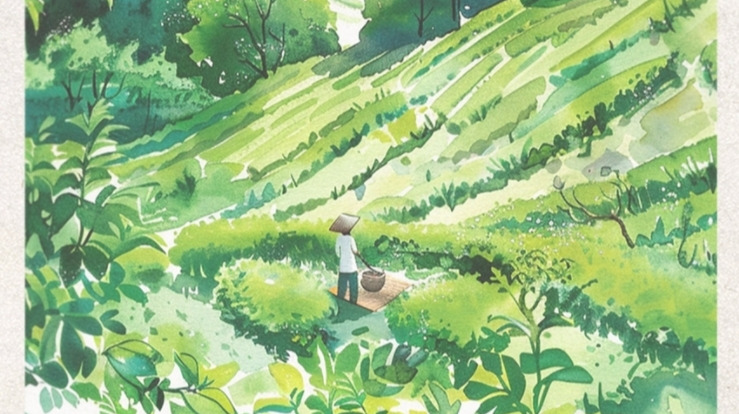 创意手绘：明前茶、雨前茶有何区别？