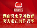 重磅图解｜湖南党史学习教育努力走在前作表率