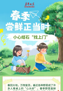 图解 ▏春季尝鲜正当时，小心结石“找上门”