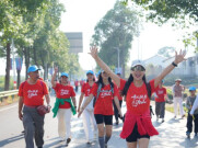 “千人徒步上沩山”点亮周末时光，徒友们用脚步丈量21公里山水画卷