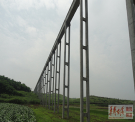 耒阳市农开办建成的坛下项目区白露岭渡槽