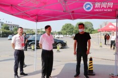 湖南科技大学校长朱川曲视察迎新工作