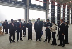 第二届湖南（岳阳）口博会外宾代表进行项目考察交流