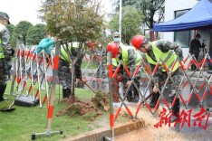 衡阳市衡南县人防办组织开展“HR-2021”重要经济目标防护行动演习