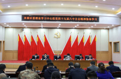 芙蓉区委理论学习中心组专题学习党的十九届六中全会精神