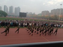 长沙民政职院财经管理学院举行“国家公祭日”主题升旗仪式