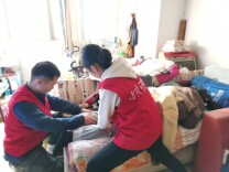 长沙民政职院医学院志愿者深入开展困境人群“敲敲爱”居家康复志愿服务