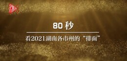 80秒，看2021湖南各市州“排面”