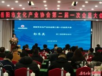 岳阳市文化产业协会换届大会成功召开
