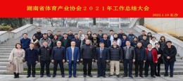 汇聚力量  省体育产业协会召开2021工作总结大会