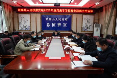 双牌县政府党组召开党史学习教育专题民主生活会