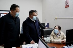 双牌：蔡富强调研督导疫情防控、春节保供工作