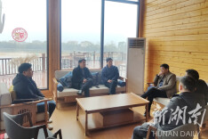 双牌：何江鸿调研泷泊·国际慢城项目建设