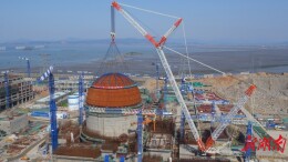 中联重科3200吨履带吊再建新功！助力“玲龙一号”项目全速冲刺