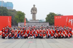 长沙民政职院志愿者重走雷锋家乡，感受榜样的力量！