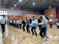 2022年韶山市教育系统庆“三八”趣味运动会举行