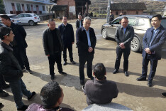 刘杰到古塘伏口调研指导重点工作