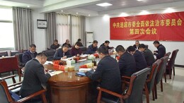 中共涟源市委全面依法治市委员会第四次会议召开