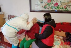 省人防办青年志愿者参与社区防疫工作