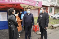 蔡富强赴理家坪、江村等地督导疫情防控和乡村振兴工作