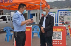 刘杰到高速公路出口检测点督查疫情防控工作