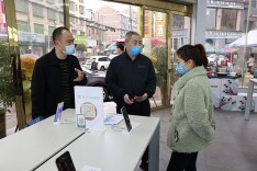 刘杰“四不两直”深入乡镇检查社会面疫情防控工作