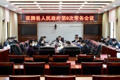 蔡富强主持召开县政府第8次常务会议