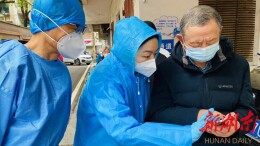 省人防办党员干部下沉一线助力疫情防控