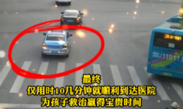 孩子发烧急需求医 吉首交警紧急开辟“生命通道”