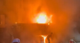 货车变“火车” 他们逆行冲了上去