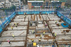 汗水筑梦想！长沙五矿广场项目部“五一”赶工忙