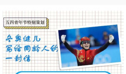 五四青年节，冬奥健儿们给同龄人来信了