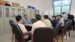 黄力调研污水处理厂建设工作