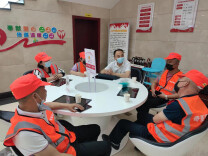 省总工会考核组到娄星区实地考核工会户外劳动者服务站