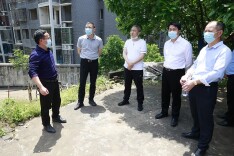 市领导到城区督导检查居民自建房安全隐患排查工作