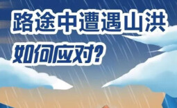 应急科普丨图说：路途中遭遇山洪如何应对?