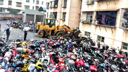 全域文明创建在行动丨泸溪交警：强制报废机动车261台