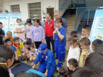 水洞底镇：防溺水知识进校园 安全教育护苗行
