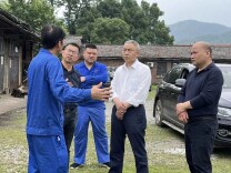 刘杰到洪源远大公司调研