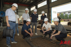 省人防办副主任侯建斌到益阳开展人防行业安全生产检查